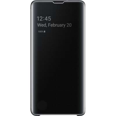 Samsung Galaxy S10 Clear View Cover Zwart