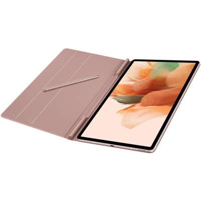 Samsung Galaxy Tab S8+ / Tab S7 FE / Tab S7 Plus Book Cover - Roze