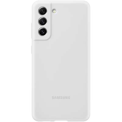 Samsung Galaxy S21 FE Hoesje - Samsung Silicone Cover - Wit