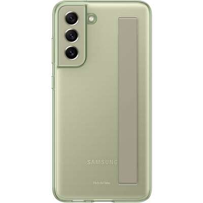 Samsung Galaxy S21 FE Hoesje - Samsung Slim Strap Cover - Groen