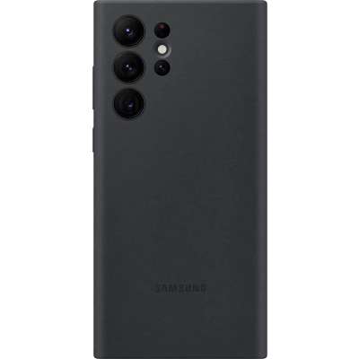 Samsung Galaxy S22 Ultra Hoesje - Samsung Silicone Cover - Zwart
