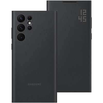 Samsung Galaxy S22 Ultra LED View Cover - Zwart